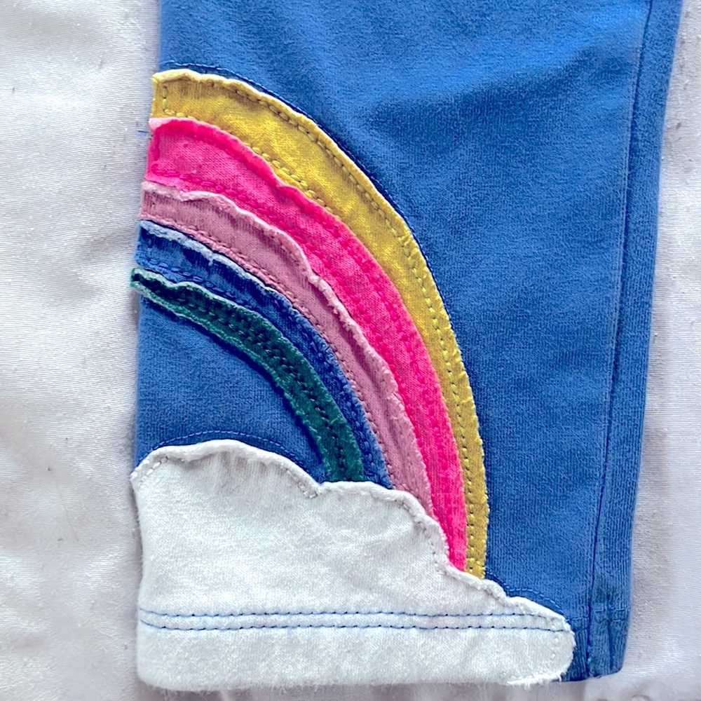 ☔️ Mini Boden Rainbow Leggings ⛅️ 🌈 Size 11/12